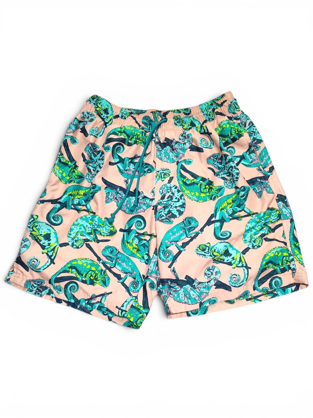 Old Navy 8" Inseam Mens Swim Trunks Size Small - chameleon print